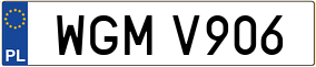 Truck License Plate